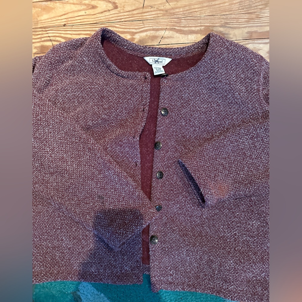 Ll bean cardigan